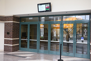 Gentile Arena Northwest Entrance